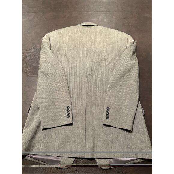 Ralph Lauren Mens Tweed Sport Coat 41 41R Plaid Jacket Blazer Wool Brown Tan - Picture 7 of 7